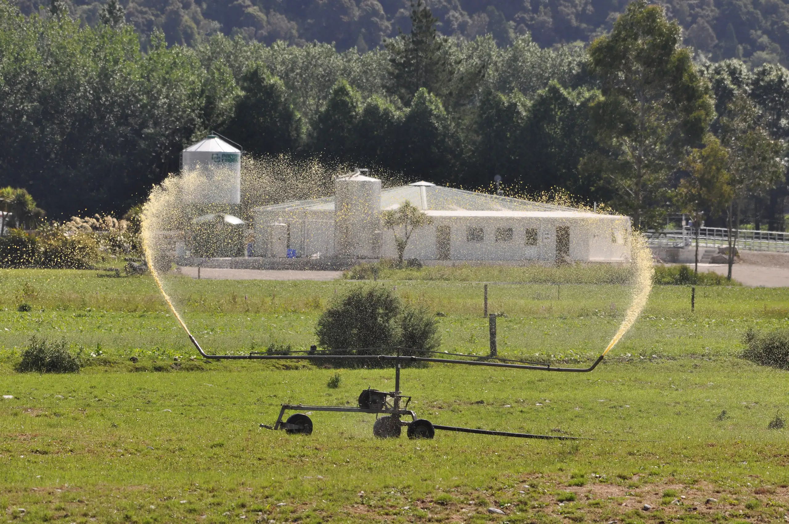 stock effluent spraying